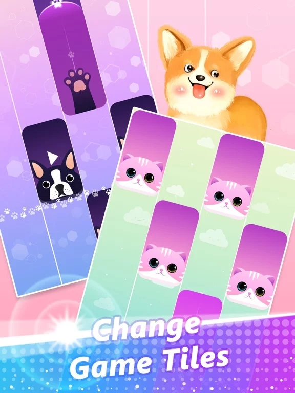 Изображение игры: Magic Pink Tiles 3: Piano Game