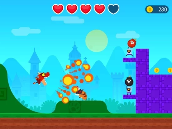 Изображение игры: Sky Dragon Dash