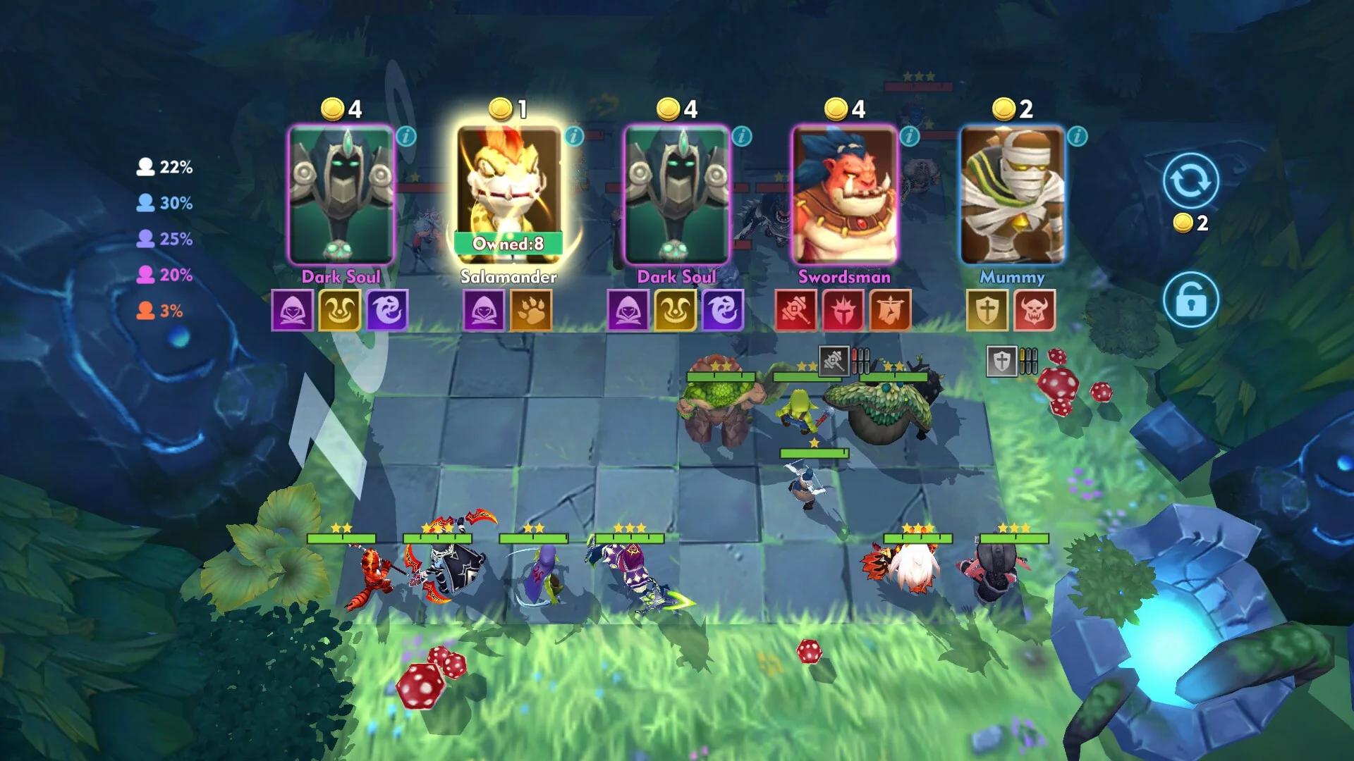 Изображение игры: 战棋争霸 AUTO CHESS WAR