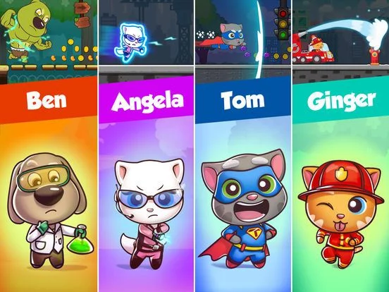 Изображение игры: Talking Tom Candy Run