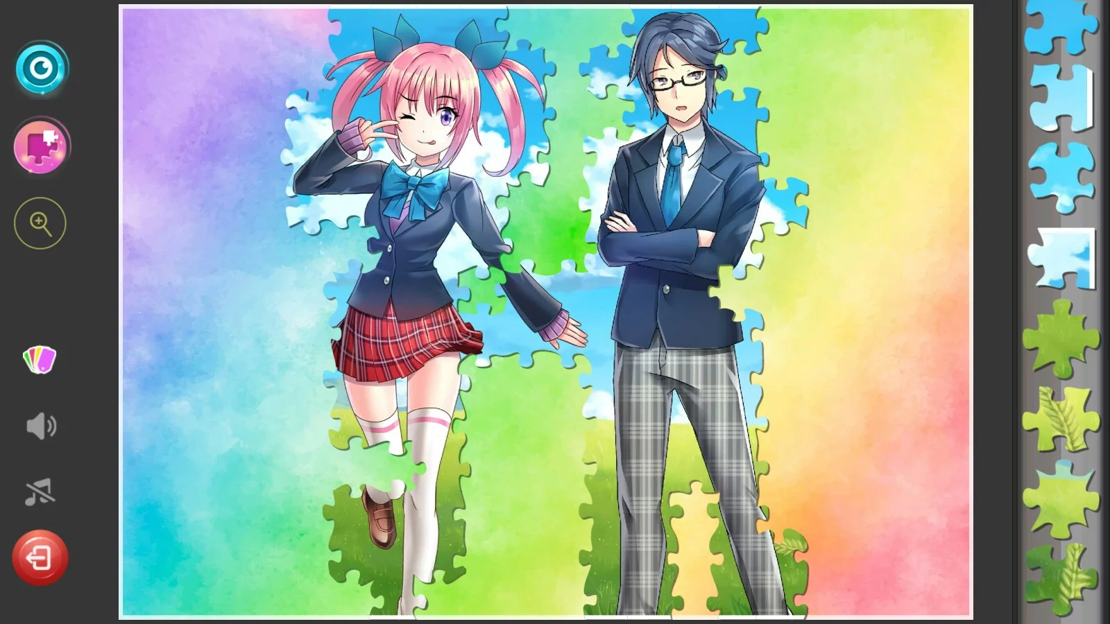 Изображение игры: Anime Jigsaw Puzzles