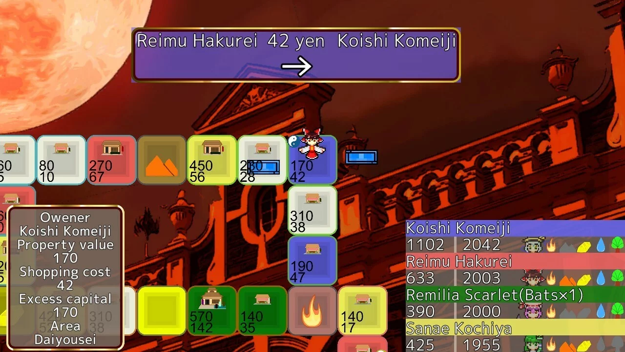 Изображение игры: Touhou MONEY STOCKS SHOPS