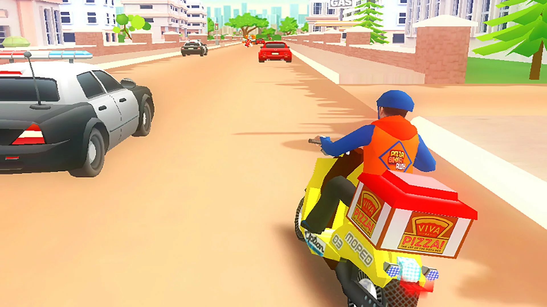 Изображение игры: Pizza Bike Rider