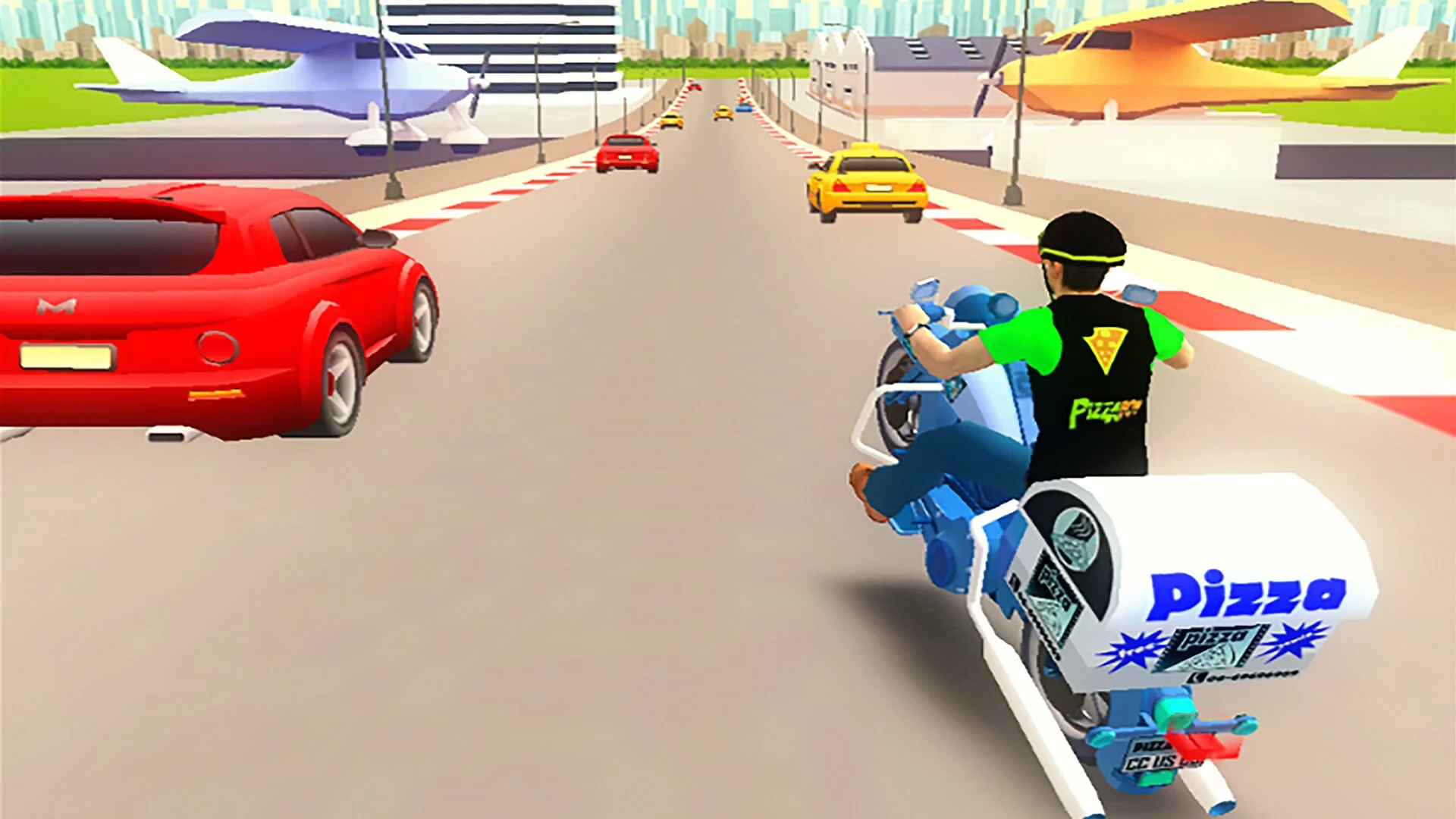 Изображение игры: Pizza Bike Rider