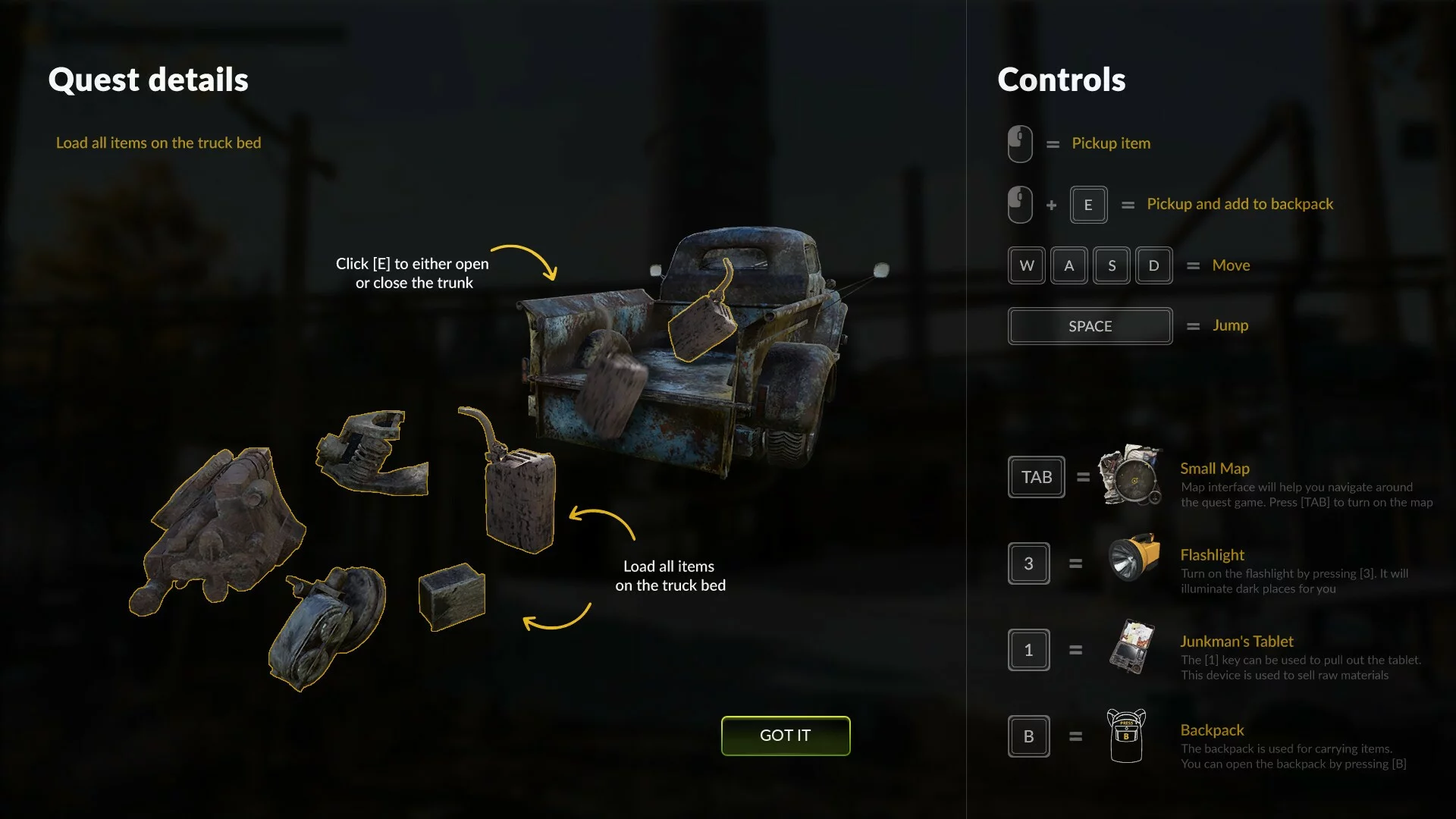 Изображение игры: Junkyard Simulator: Prologue