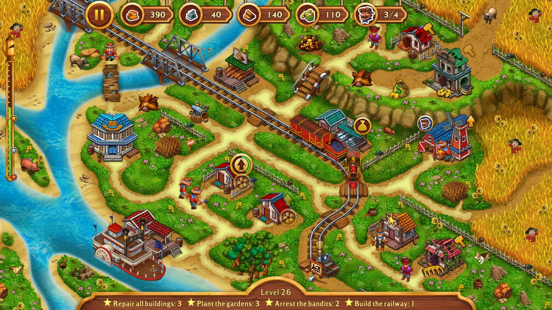 Изображение игры: Golden Rails: Tales of the Wild West
