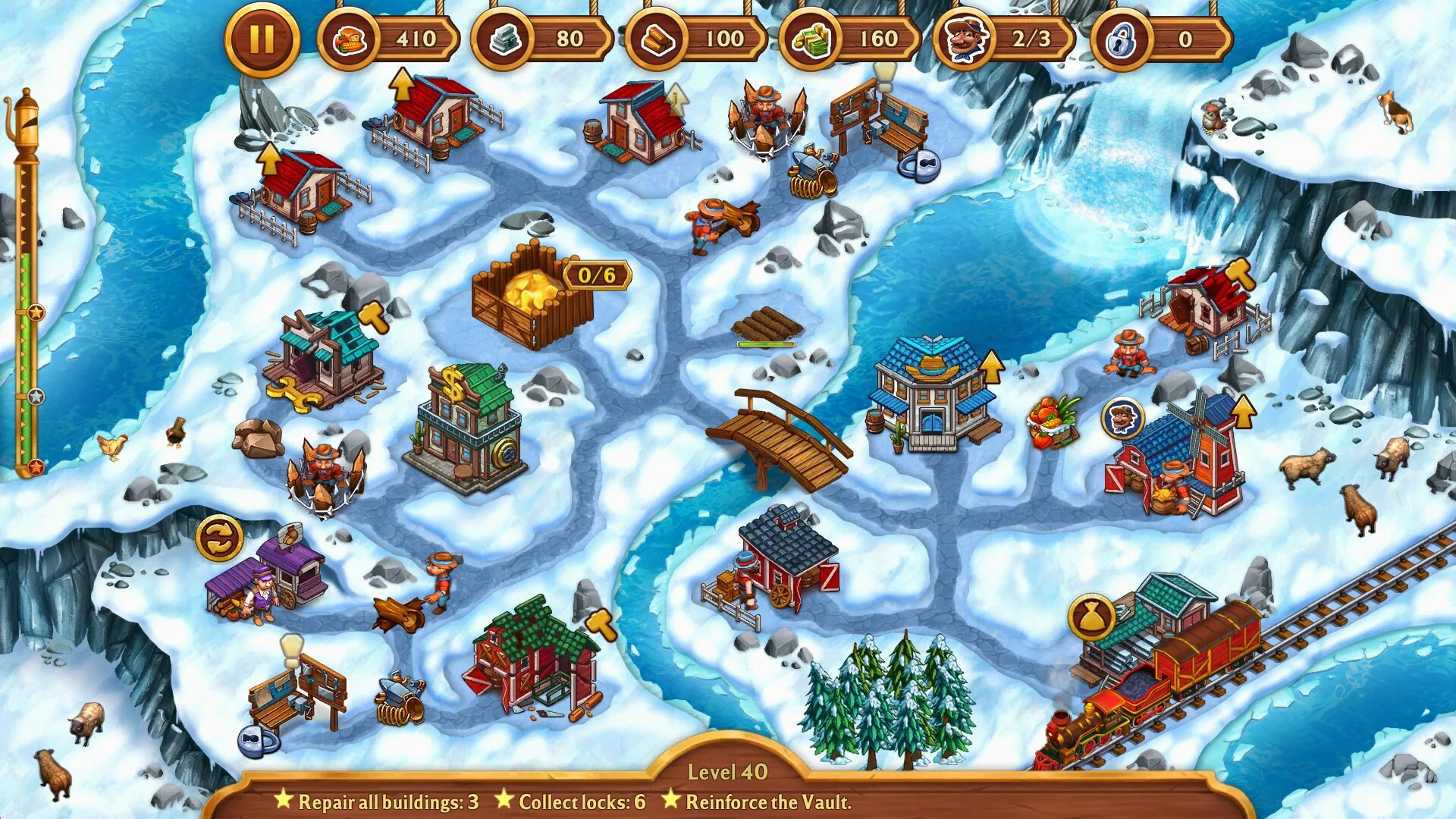 Изображение игры: Golden Rails: Tales of the Wild West