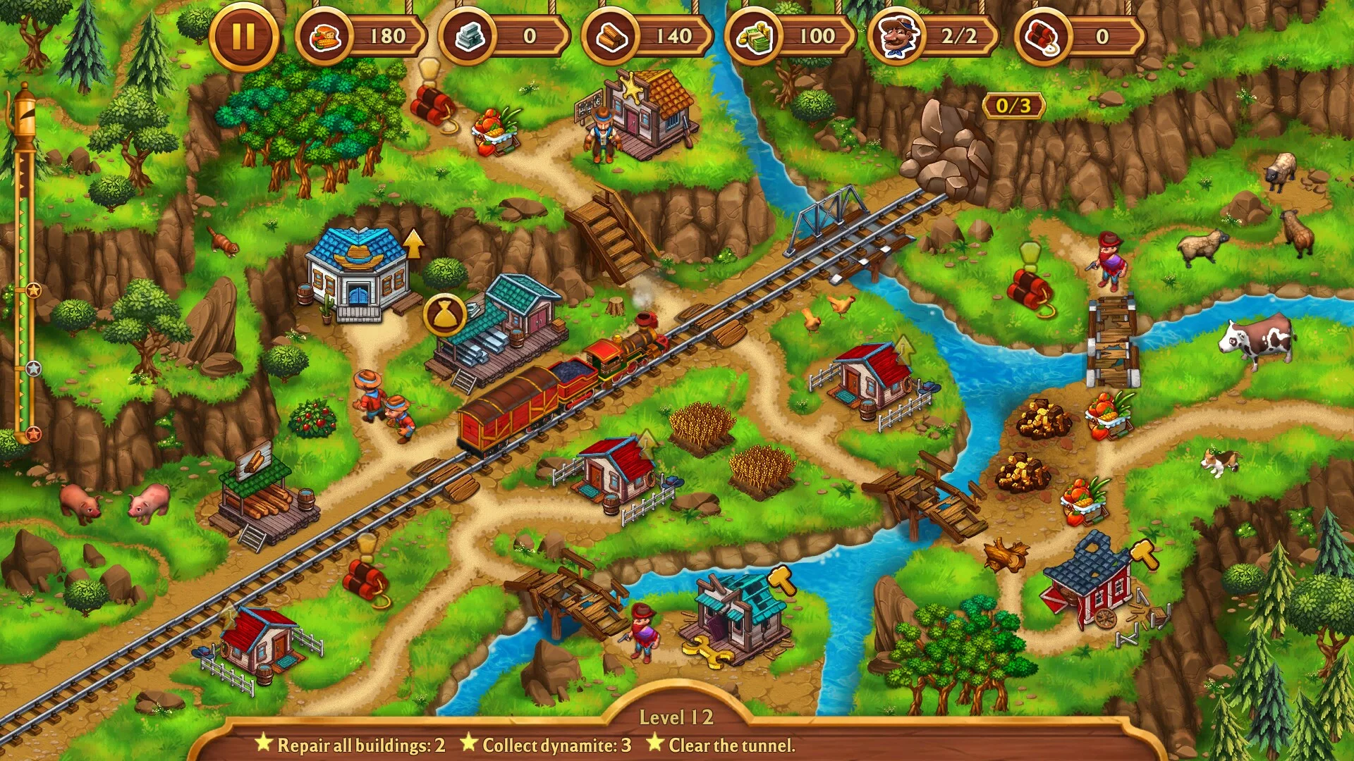 Изображение игры: Golden Rails: Tales of the Wild West