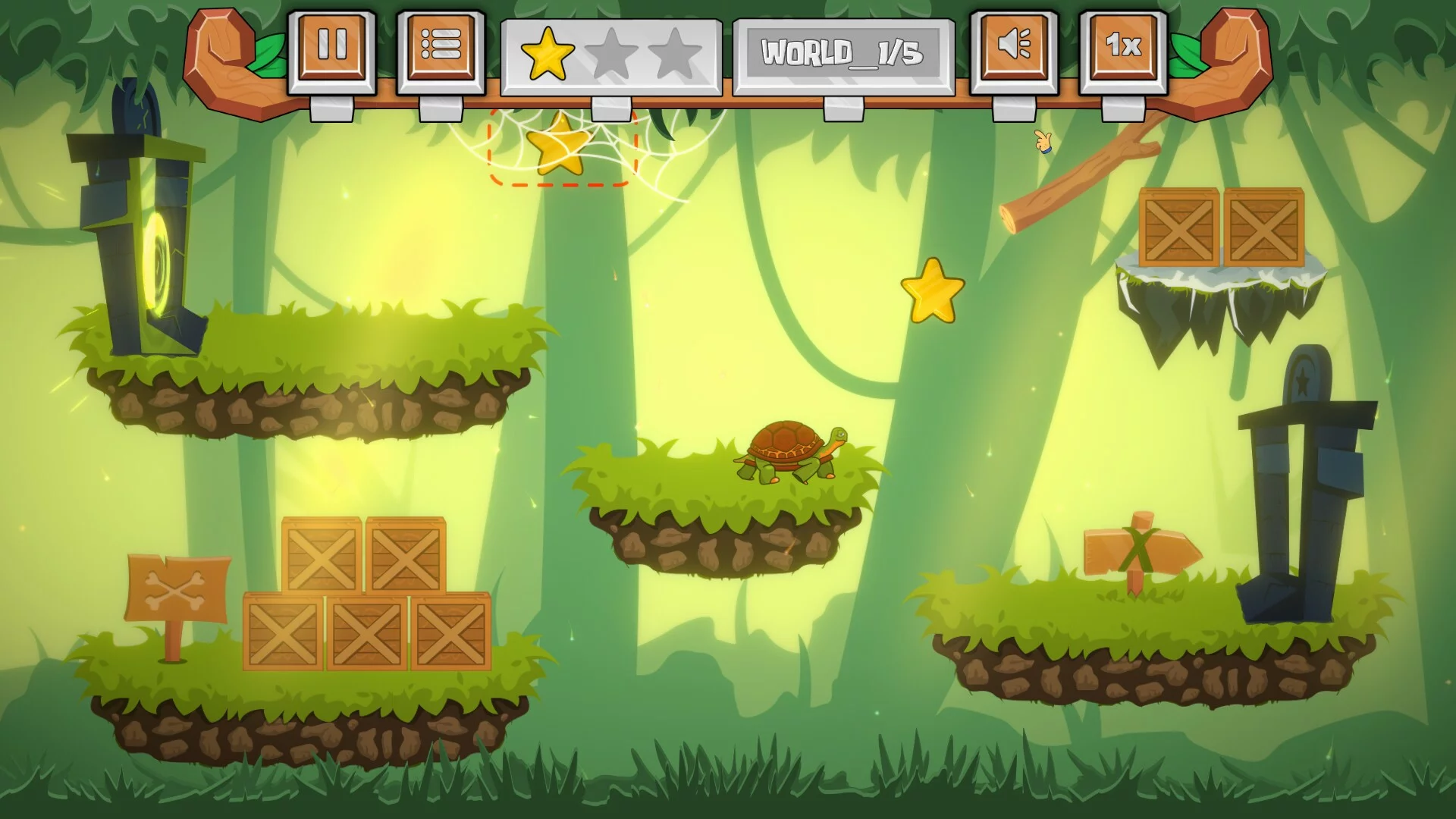 Изображение игры: Turtle vs. Portal