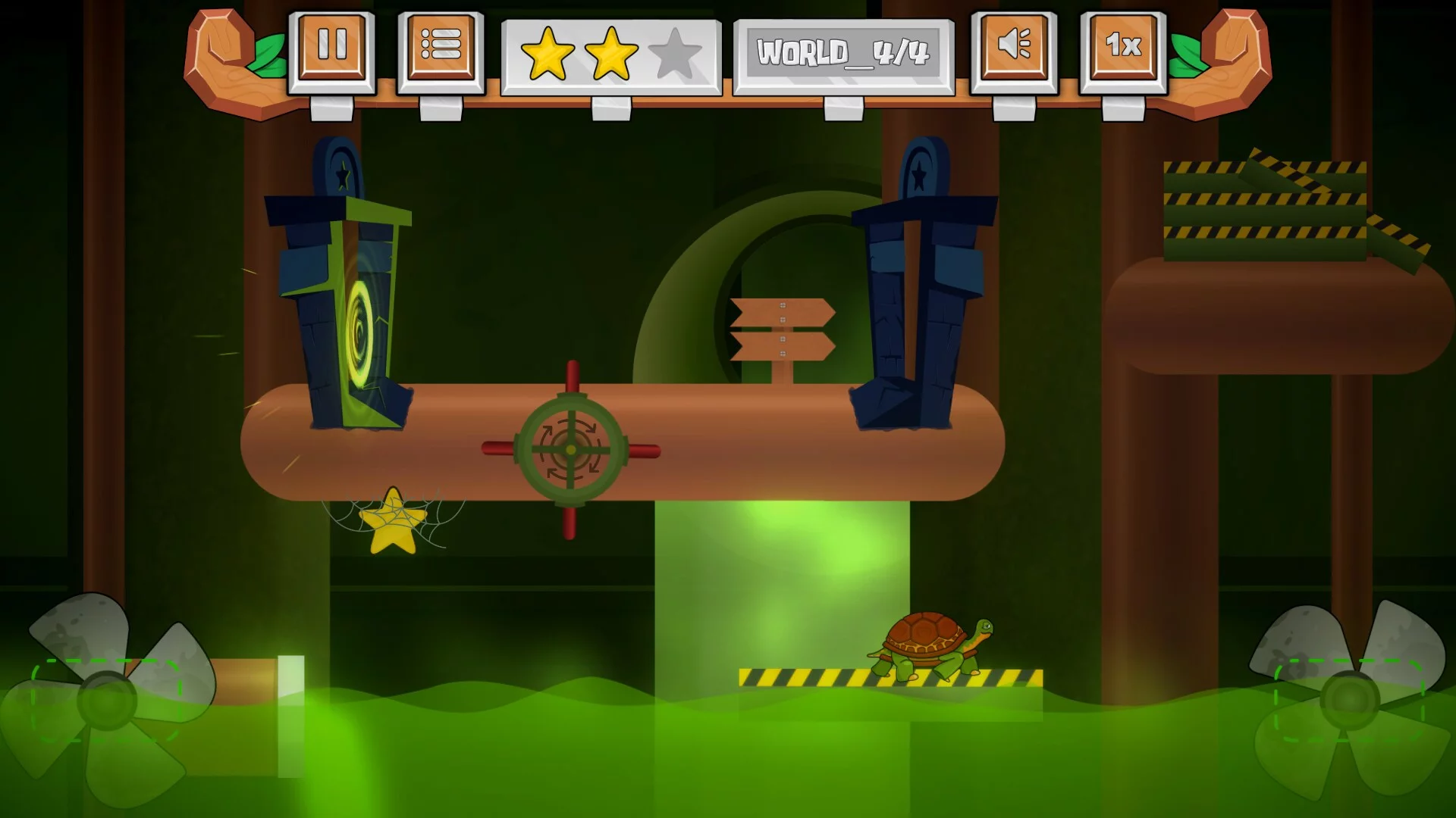 Изображение игры: Turtle vs. Portal