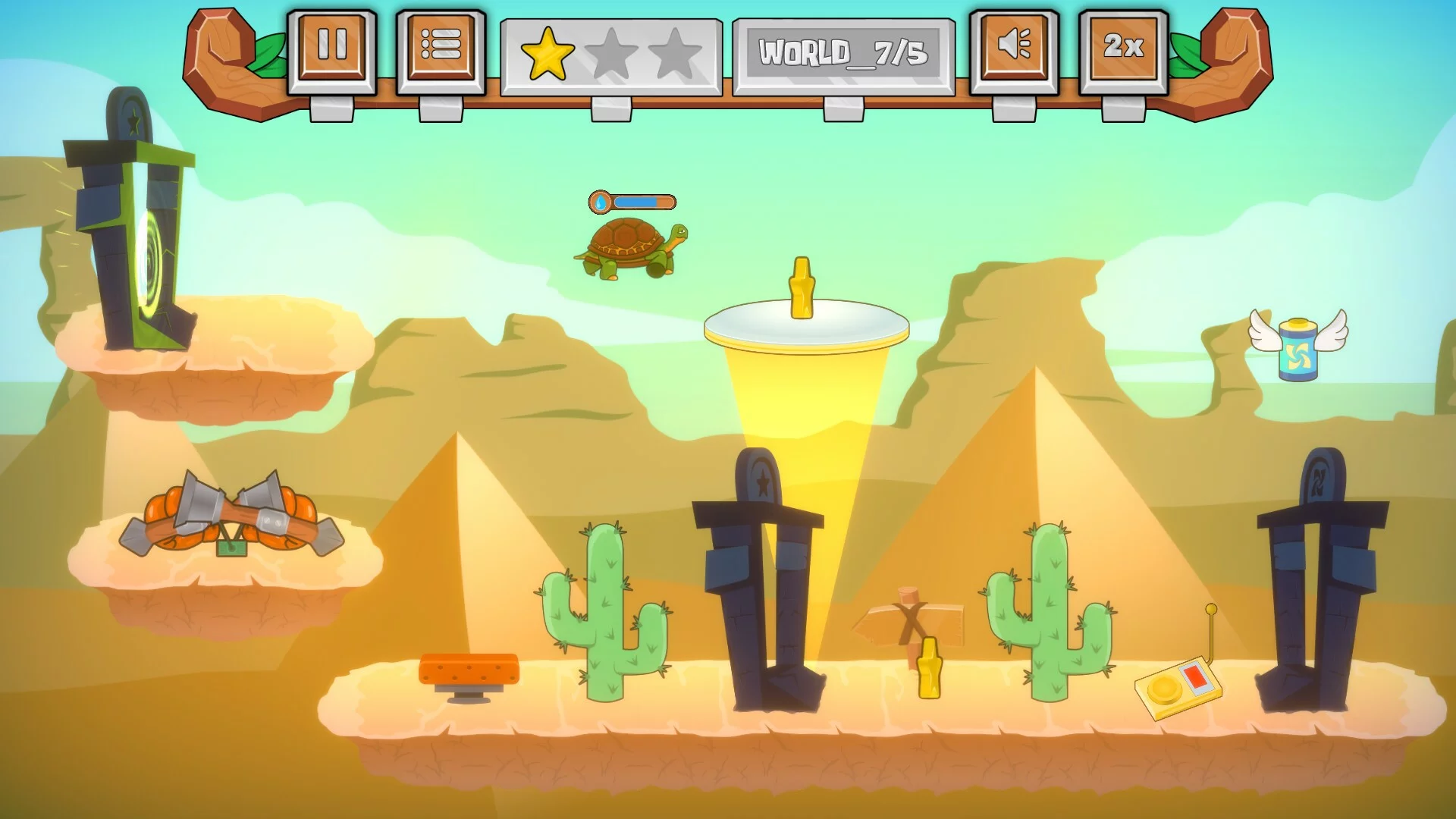 Изображение игры: Turtle vs. Portal