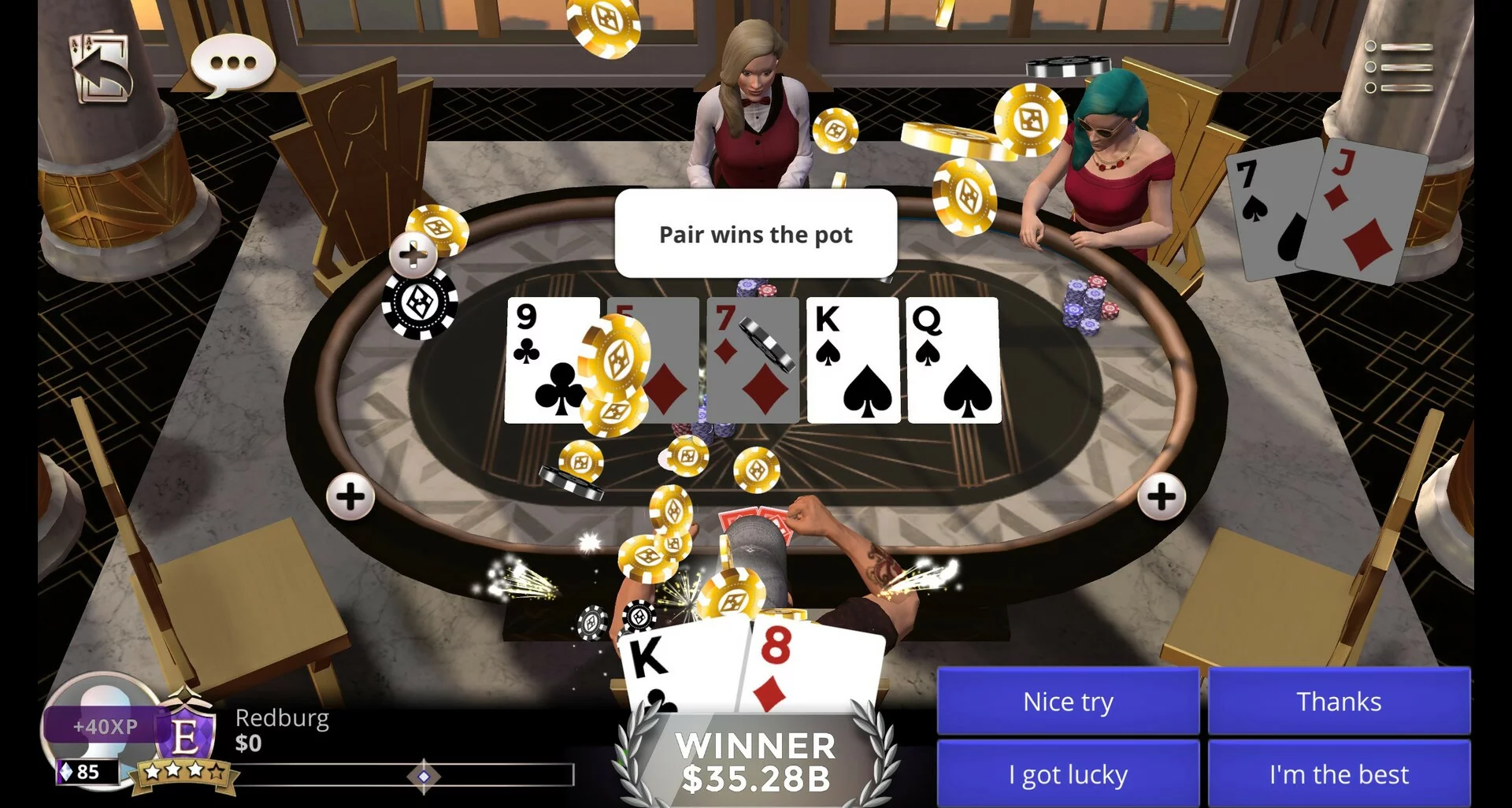 Изображение игры: CasinoLife Poker - #1 Free Texas Holdem 3D