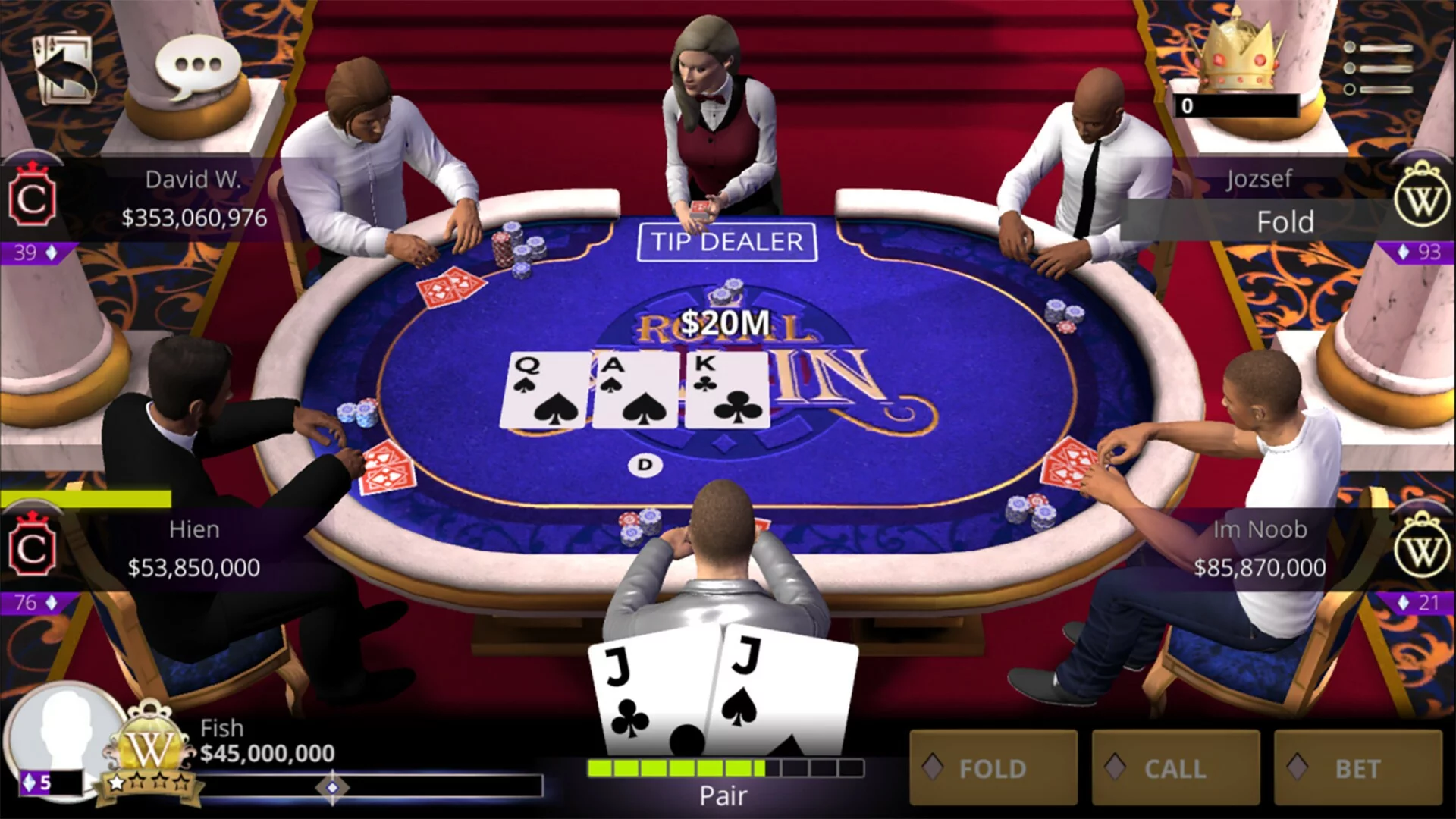 Изображение игры: CasinoLife Poker - #1 Free Texas Holdem 3D