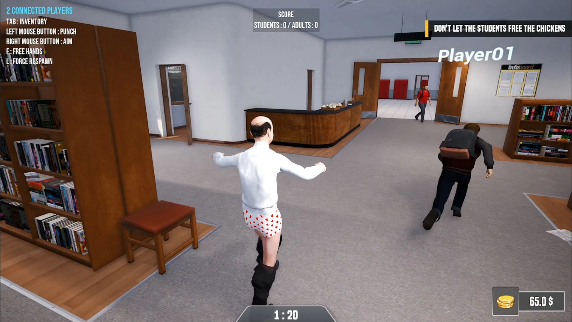 Изображение игры: Bad Guys at School