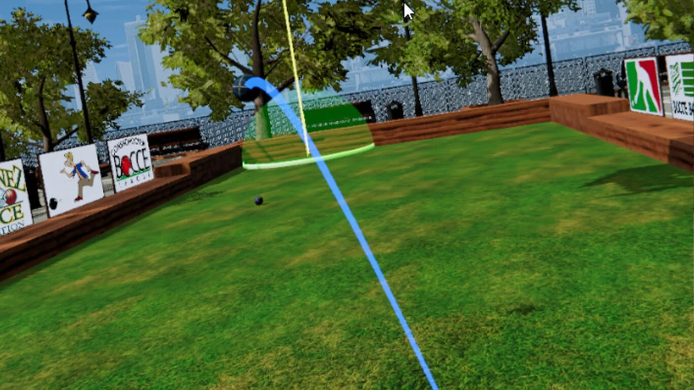 Изображение игры: Bocce VR Simulator