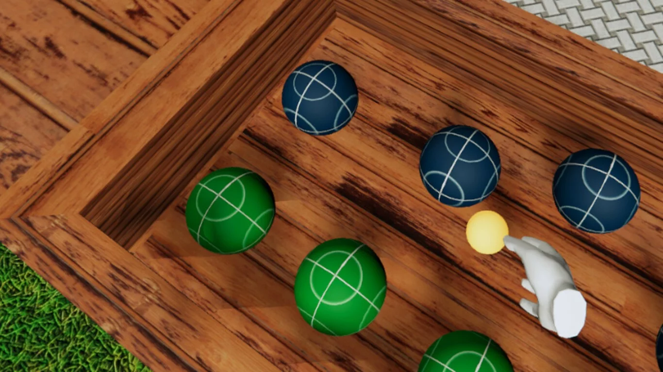 Изображение игры: Bocce VR Simulator