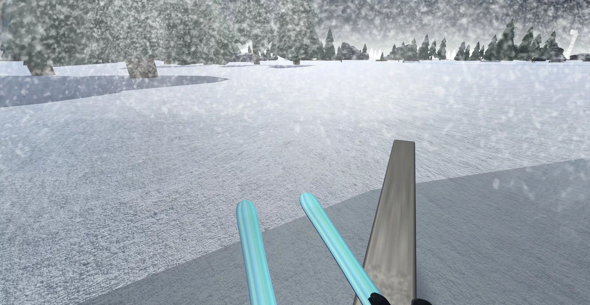 Изображение игры: Ski Doom VR