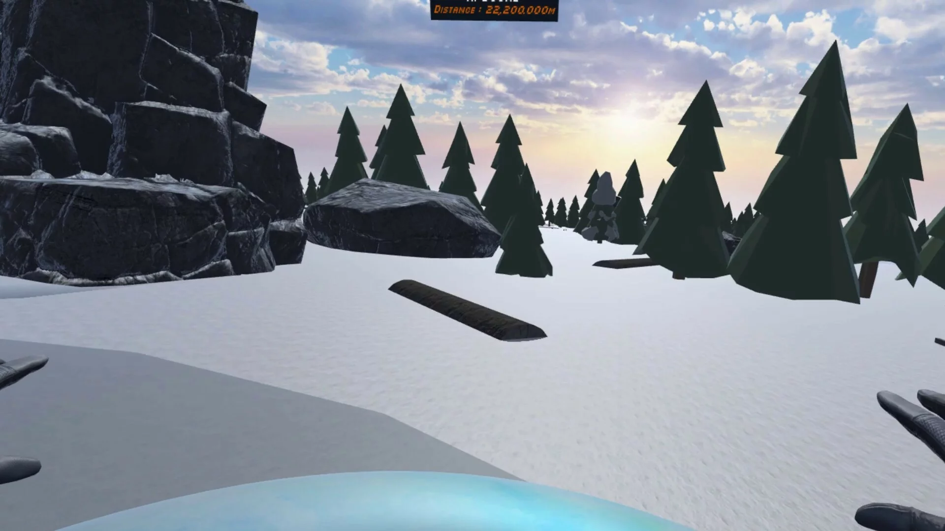 Изображение игры: Ski Doom VR