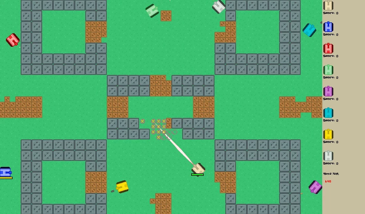 Изображение игры: SuperTanks