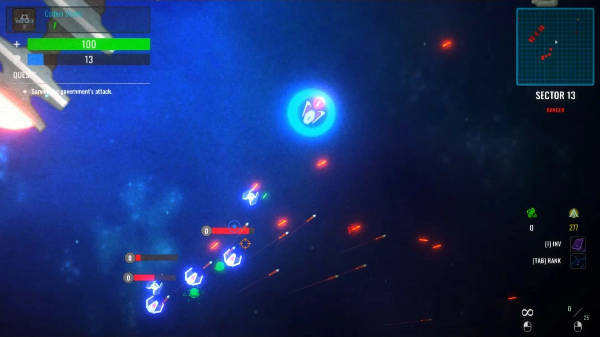 Изображение игры: Space Battle