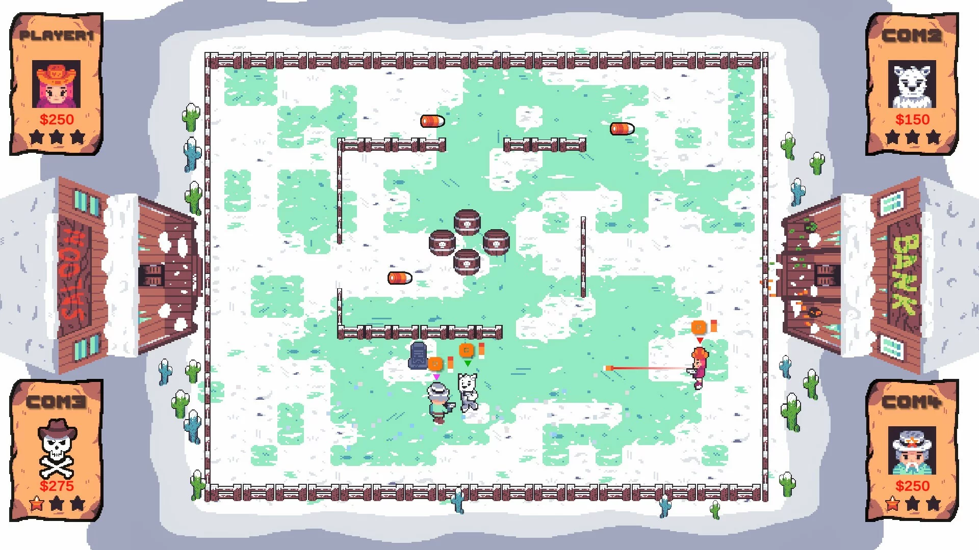 Изображение игры: Gun Skaters