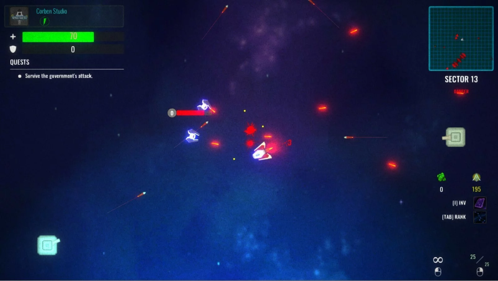 Изображение игры: Space Battle