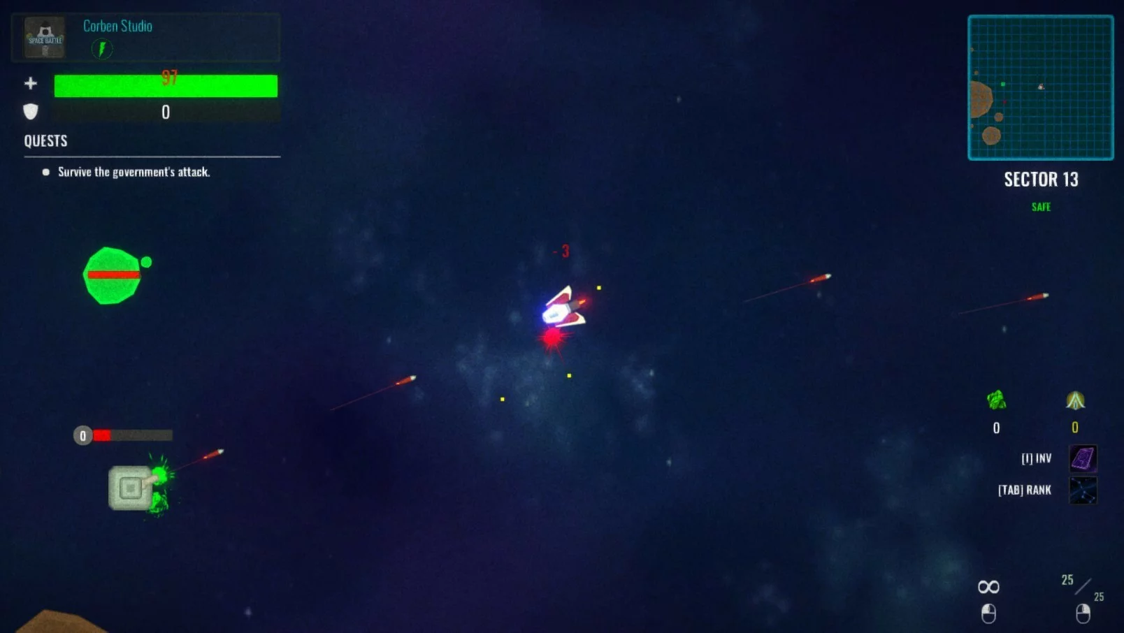 Изображение игры: Space Battle