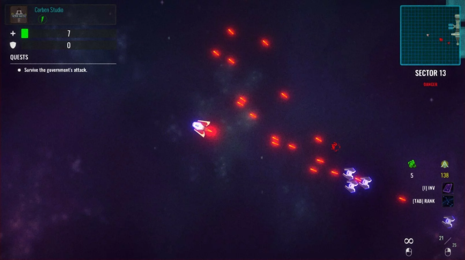 Изображение игры: Space Battle