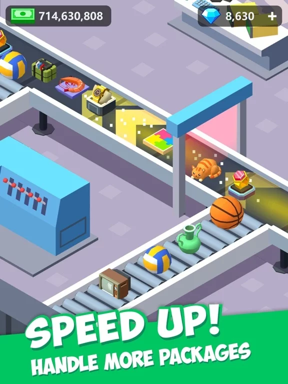 Изображение игры: Idle Courier Tycoon