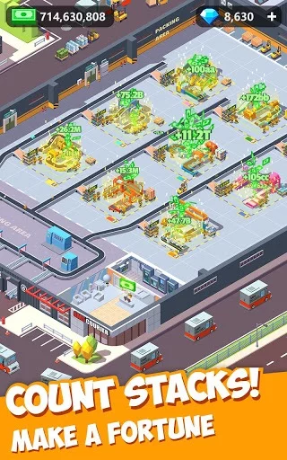 Изображение игры: Idle Courier Tycoon - 3D Business Manager