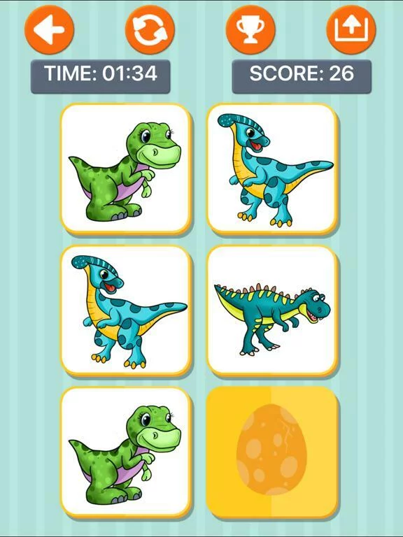 Изображение игры: Dinosaur Memory Games for Kids