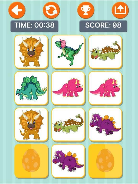 Изображение игры: Dinosaur Memory Games for Kids