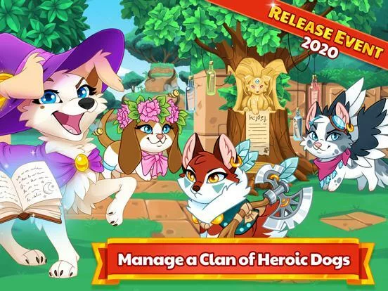 Изображение игры: Dungeon Dogs - Idle Hero RPG