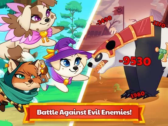 Изображение игры: Dungeon Dogs - Idle Hero RPG