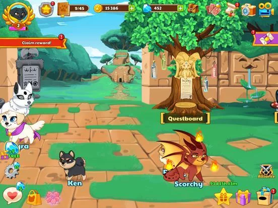 Изображение игры: Dungeon Dogs - Idle Hero RPG