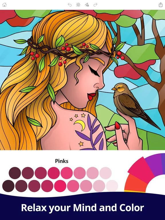 Изображение игры: Coloristic Art