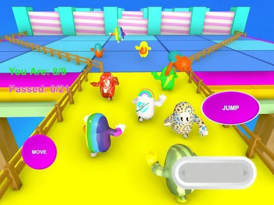 Изображение игры: Fall Race Mobile