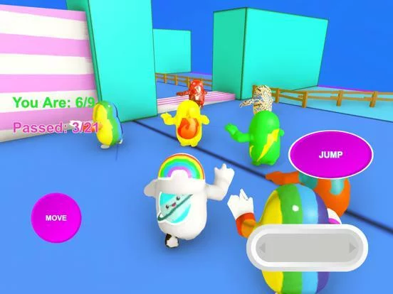 Изображение игры: Fall Race Mobile