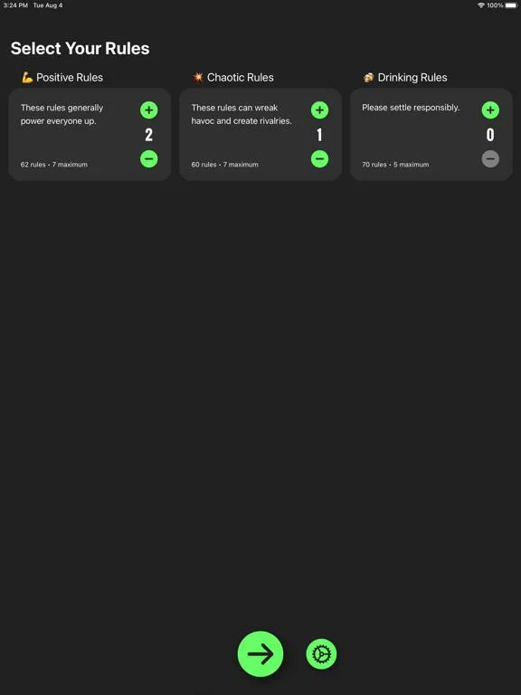 Изображение игры: SettleUp Rule Generator