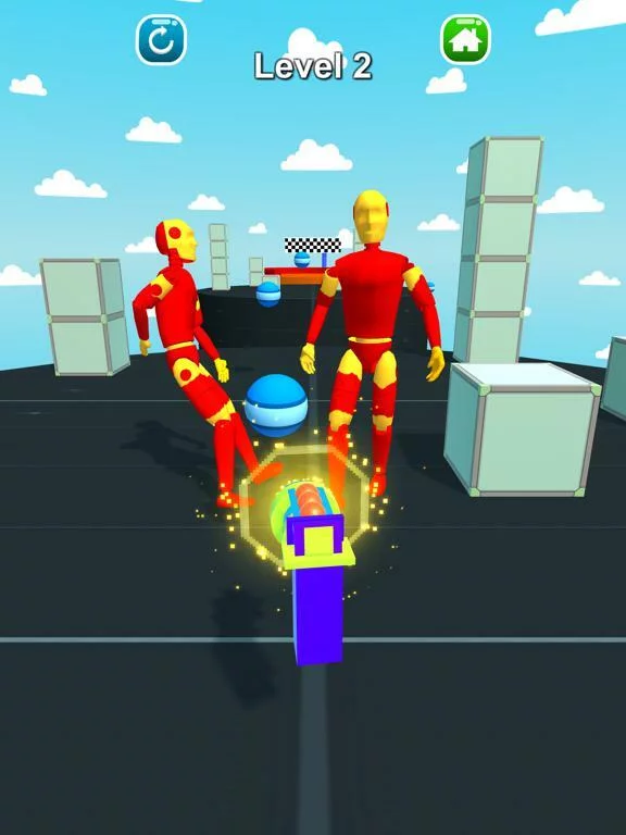 Изображение игры: Knock Thrower 3D - Bullet Ball