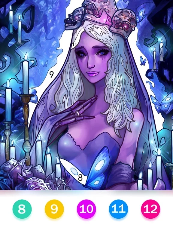 Изображение игры: Paint by number: Relax