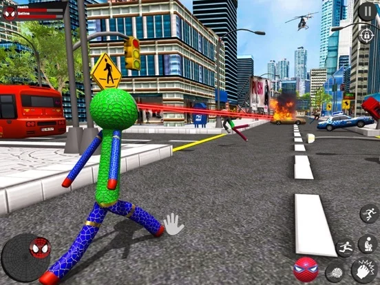 Изображение игры: Spider Stickman Warriors Hero