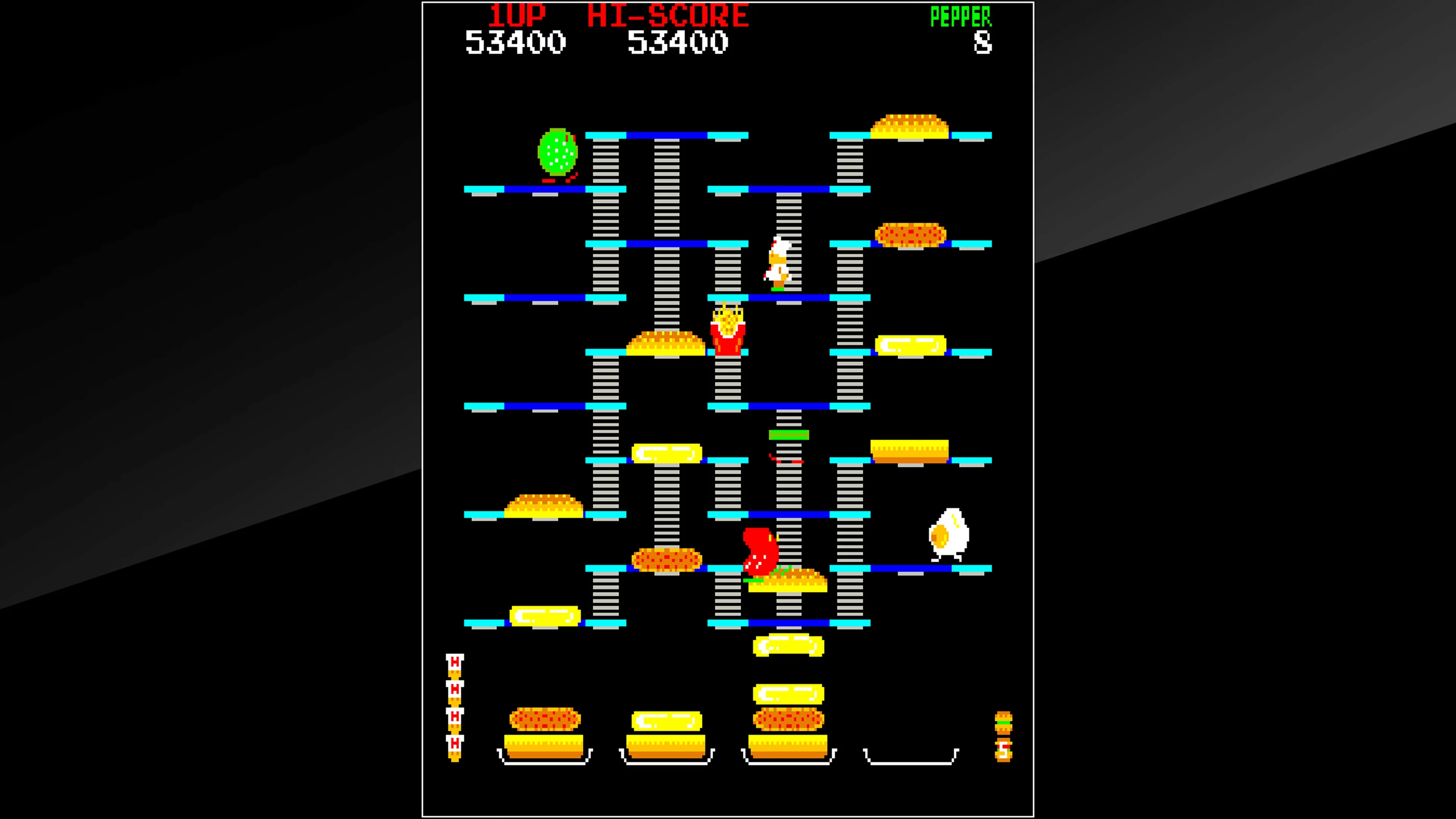 Изображение игры: Arcade Archives Burger Time