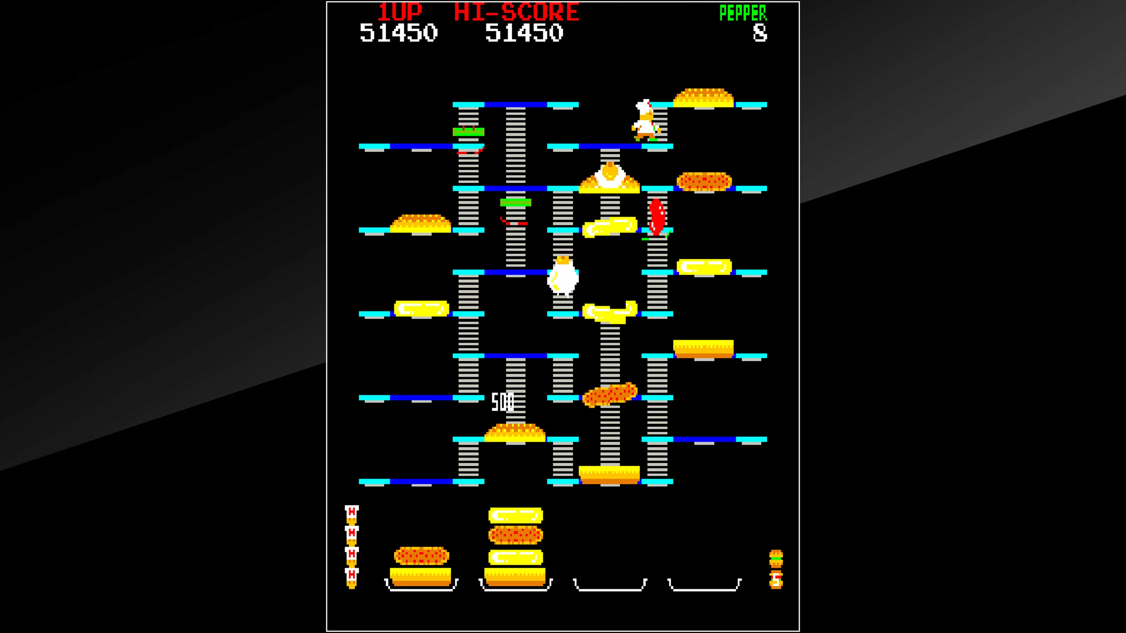 Изображение игры: Arcade Archives Burger Time