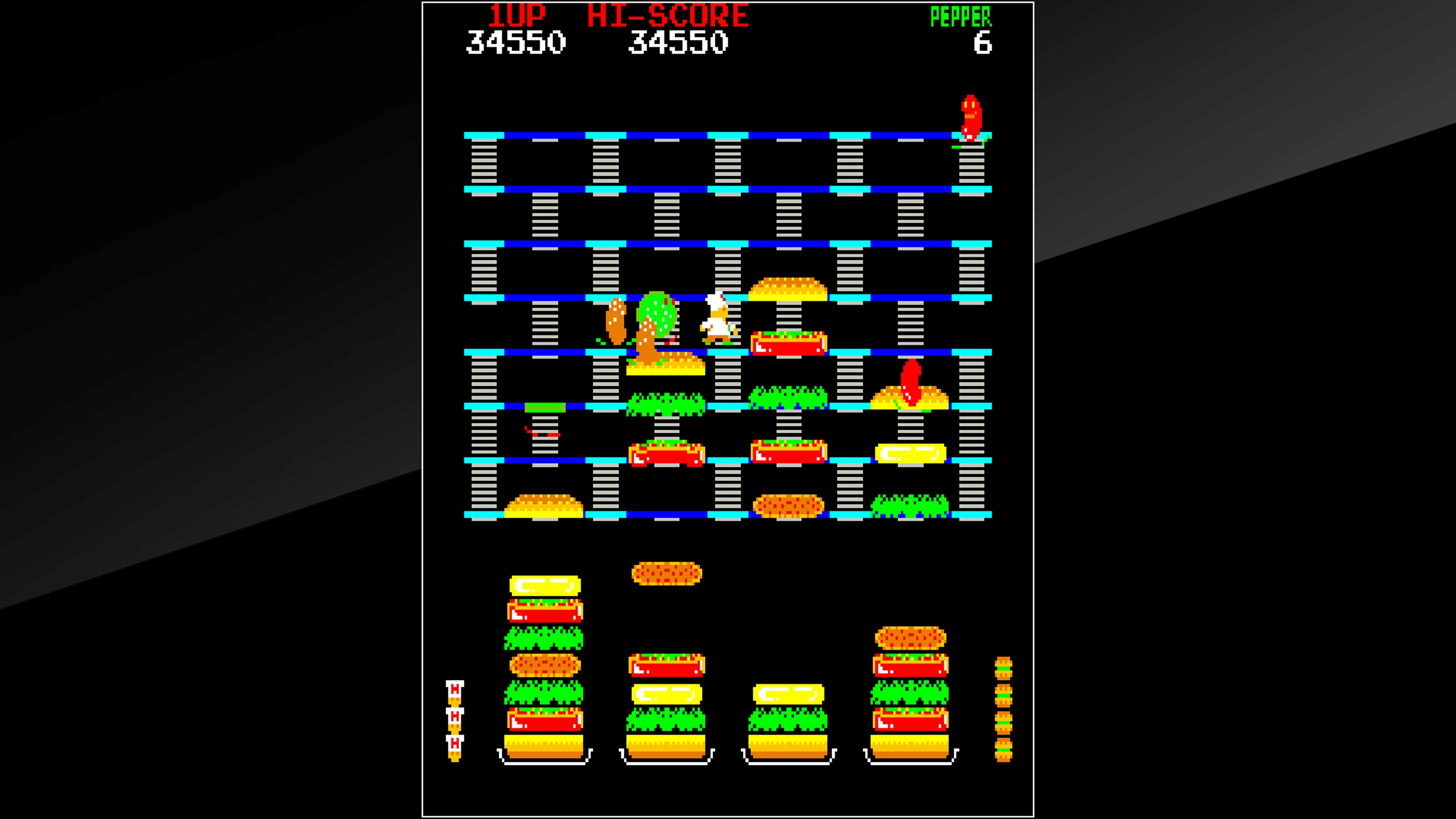 Изображение игры: Arcade Archives Burger Time