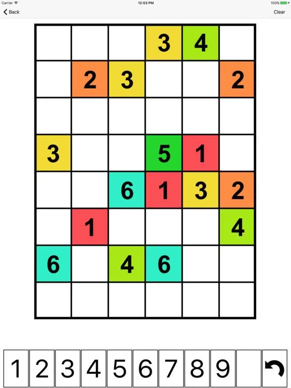 Изображение игры: Fillomino Infinite