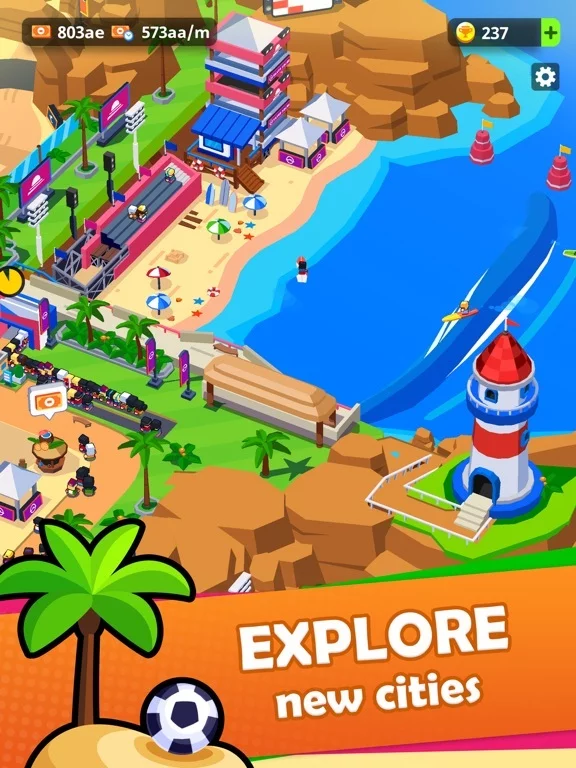 Изображение игры: Sports City Tycoon: Idle Game