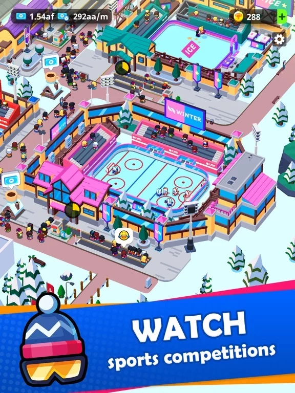 Изображение игры: Sports City Tycoon: Idle Game