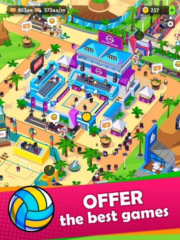 Изображение игры: Sports City Tycoon: Idle Game