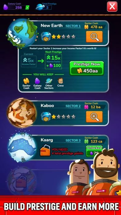 Изображение игры: Endless Colonies: Idle Tycoon